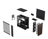 FRACTAL DESIGN Obudowa North XL Charcoal Black TG Dark FD-C-NOR1X-02 - 1228497 - zdjęcie 10